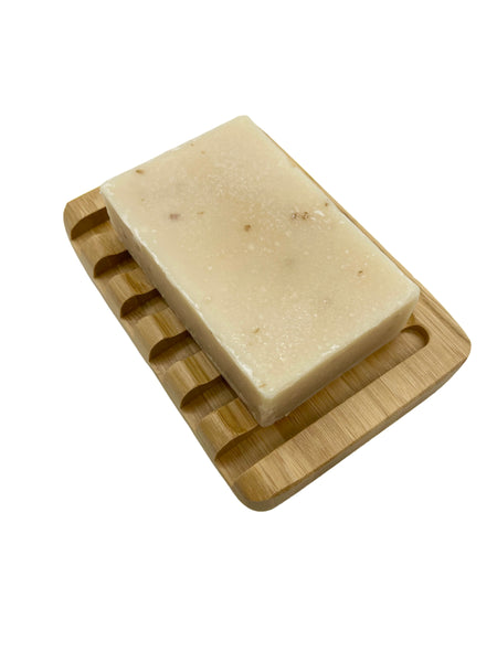 Waterfall Self-Draining Bamboo Soap Dish